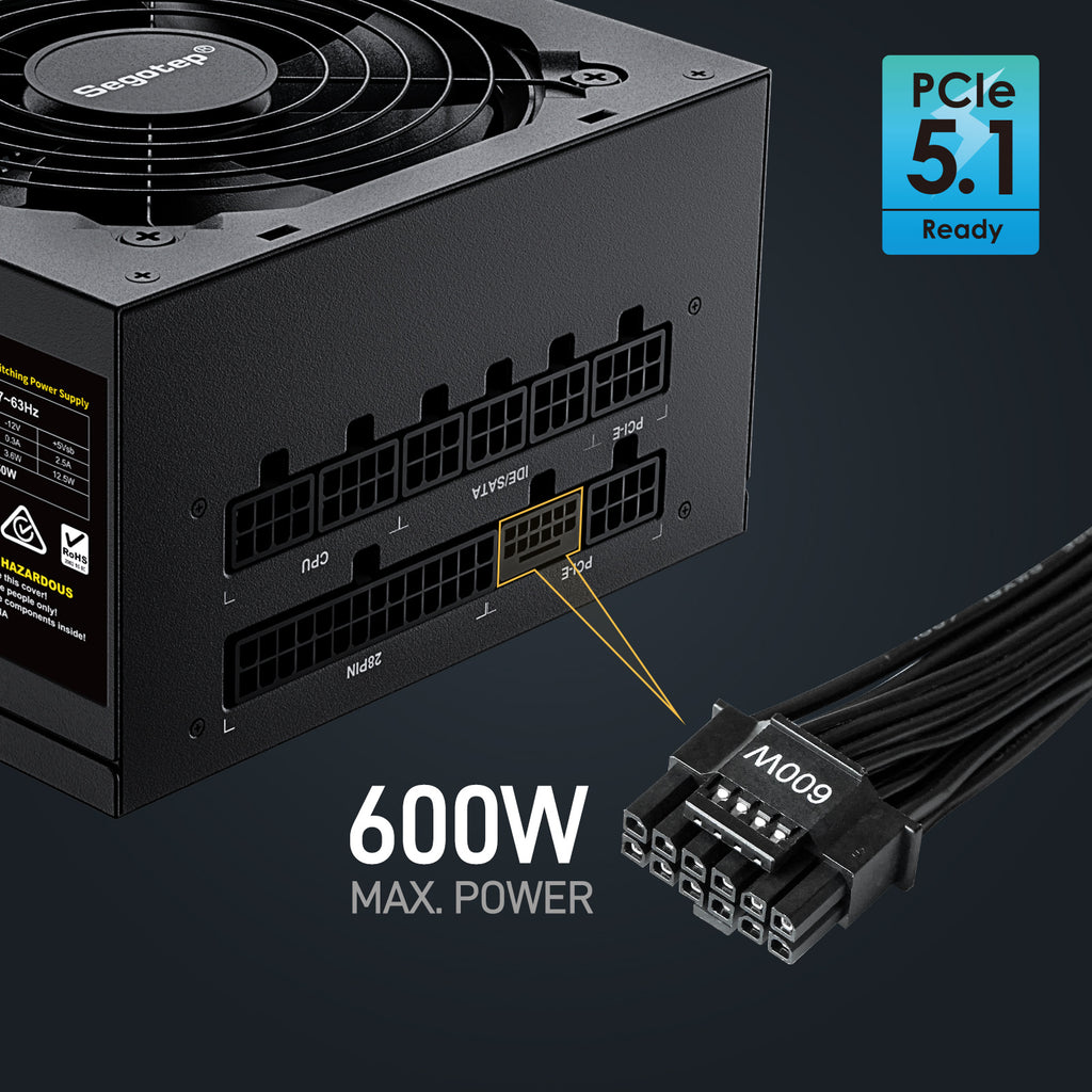 Segotep PSU GP Series 80+ Gold Certified Power Supply 850W Fully