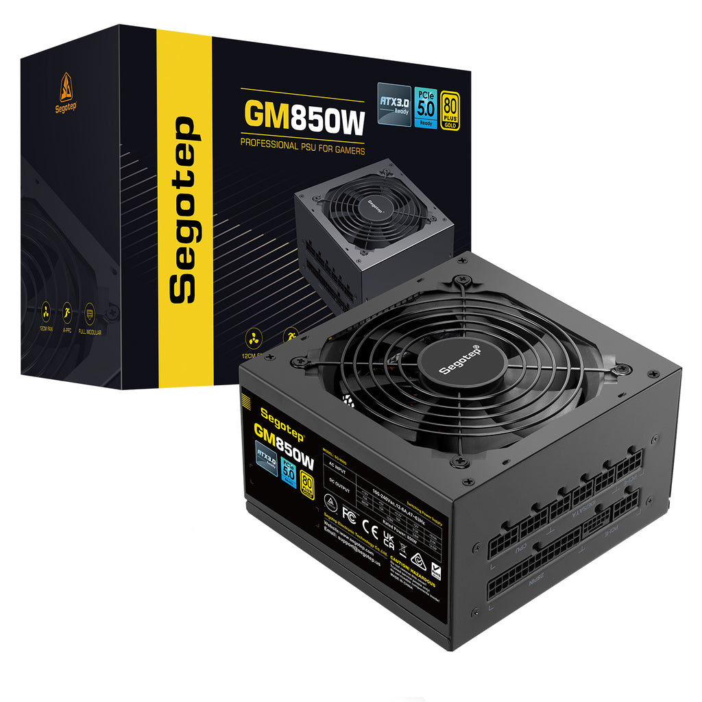 Segotep PSU GP Series 80+ Gold Certified Power Supply 850W Fully-Modular